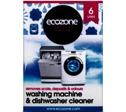 ECOZONE  Washing Machine & Dishwasher Cleaner Tablets